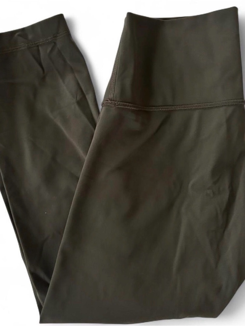 lululemon athletica wunder under High-Rise Leggings in Olive Green
